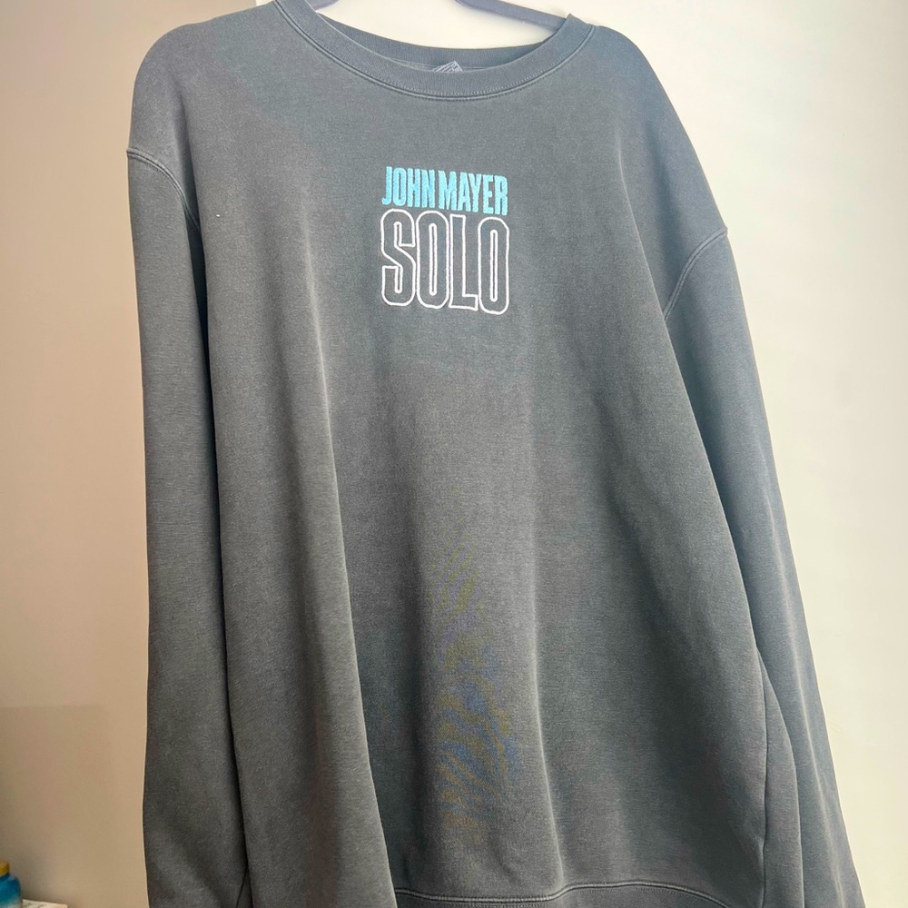 John Mayer Solo concert tour crewneck